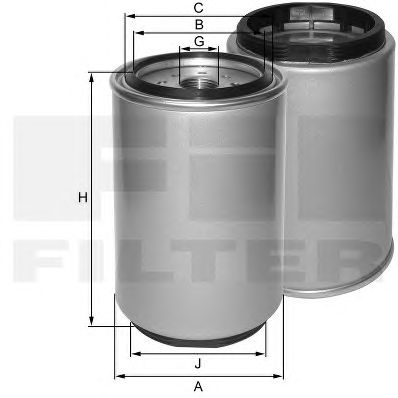 FIL FILTER zp3035f -  Топливный фильтр